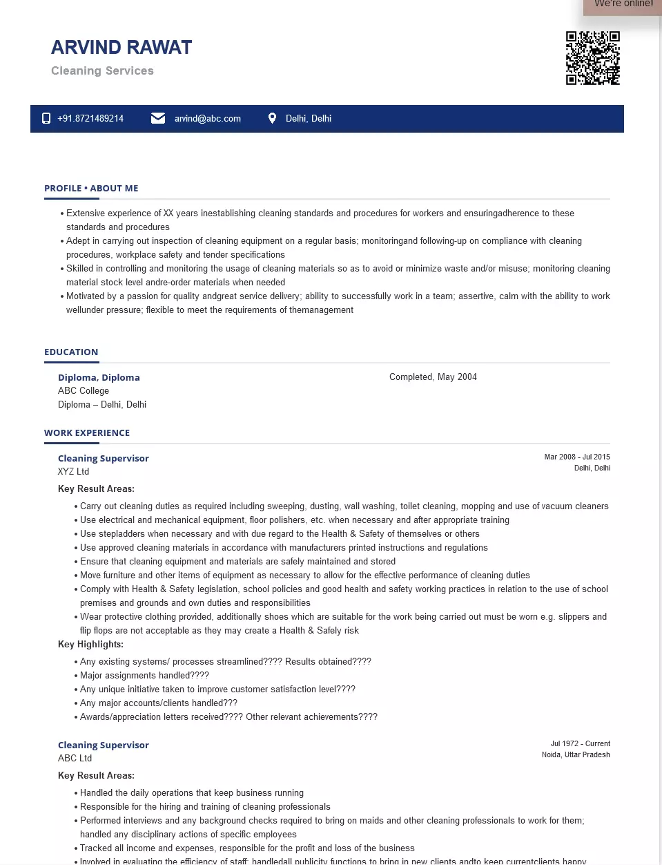 cleaning-services-sample-ready-to-use-example-shriresume